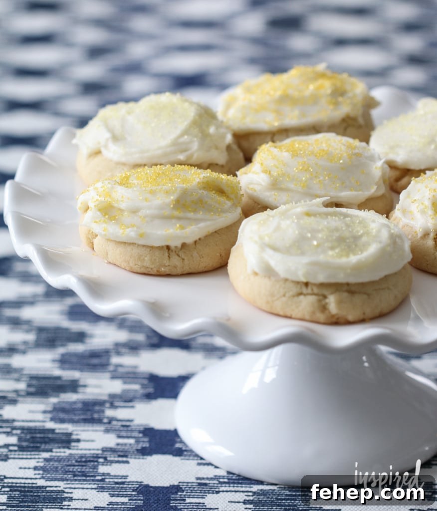 Frosted Lemon Cookies | Inspired by Charm