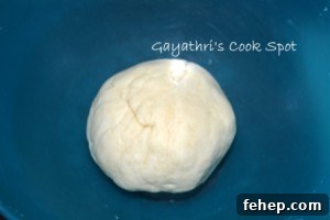 Prepare soft dough