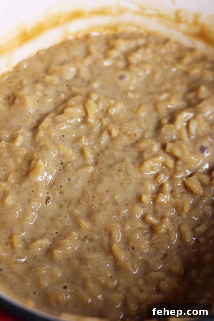 Arroz con leche with piloncillo