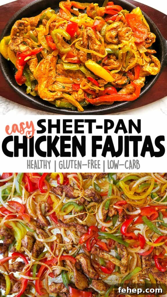 30-Minute Sheet Pan Chicken Fajitas Meal 13 Sheet Pan Chicken Fajitas {Easy, 30-Minute Meal} serve as Flaming Fajitas or Sizzling Fajitas