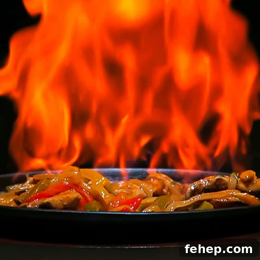 30-Minute Sheet Pan Chicken Fajitas Meal 3 Flaming Sizzling Chicken Fajitas (Easy Sheet-Pan Meal)