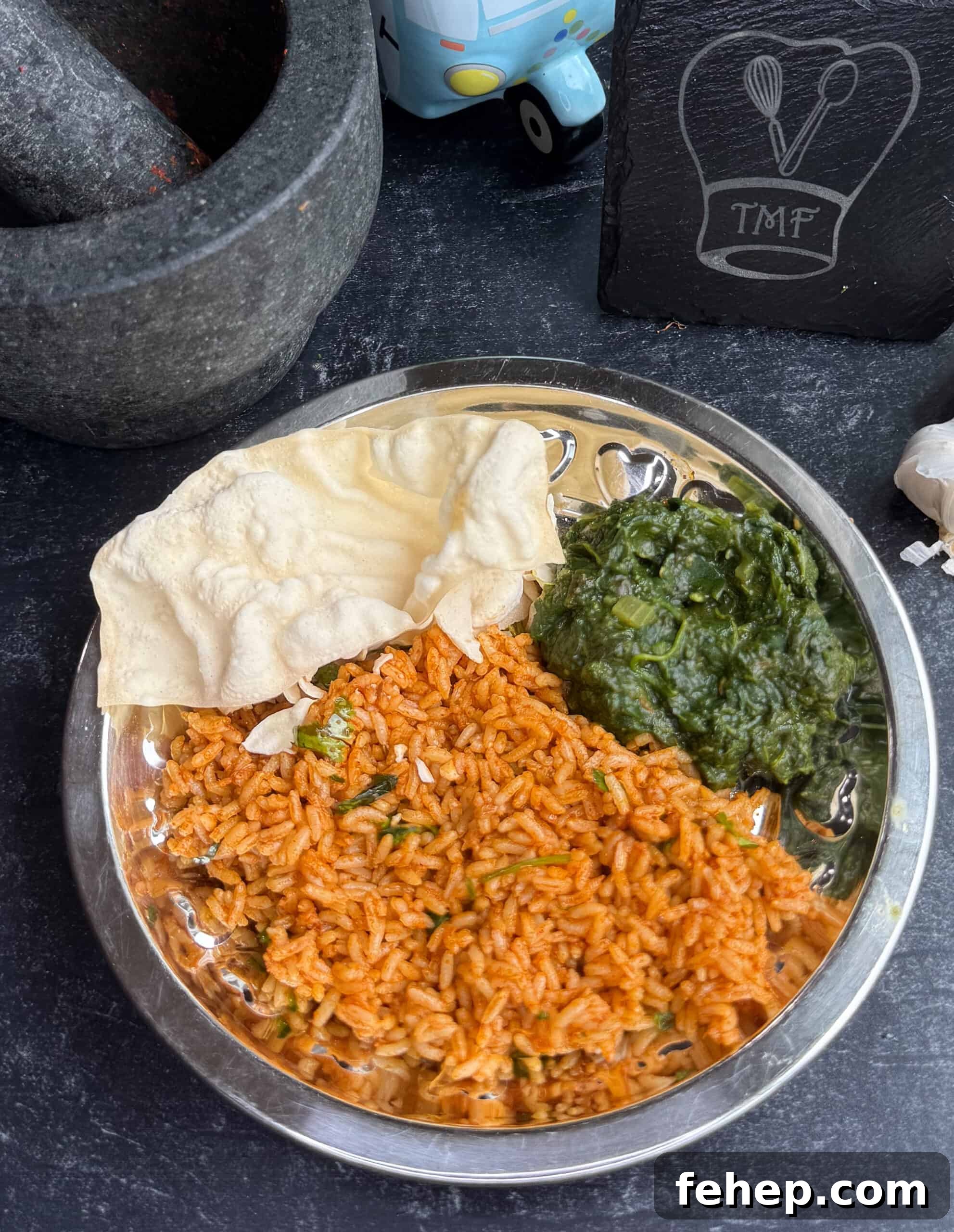 Garlic rice step