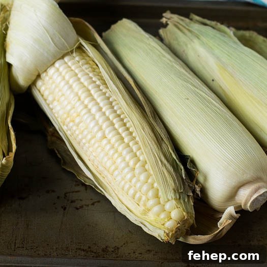Crispy Roasted Corn Recipe with Garlic Butter and Herbs 3 Roasted Corn
