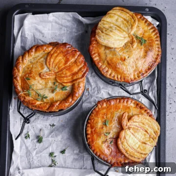 a shot of turkey pot pie