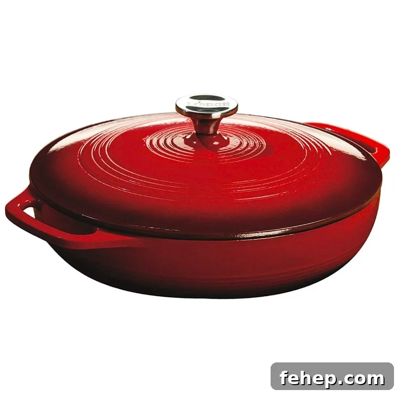 Lodge Cast Iron Casserole Pan