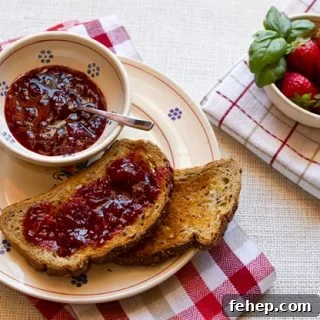 Strawberry Basil Jam