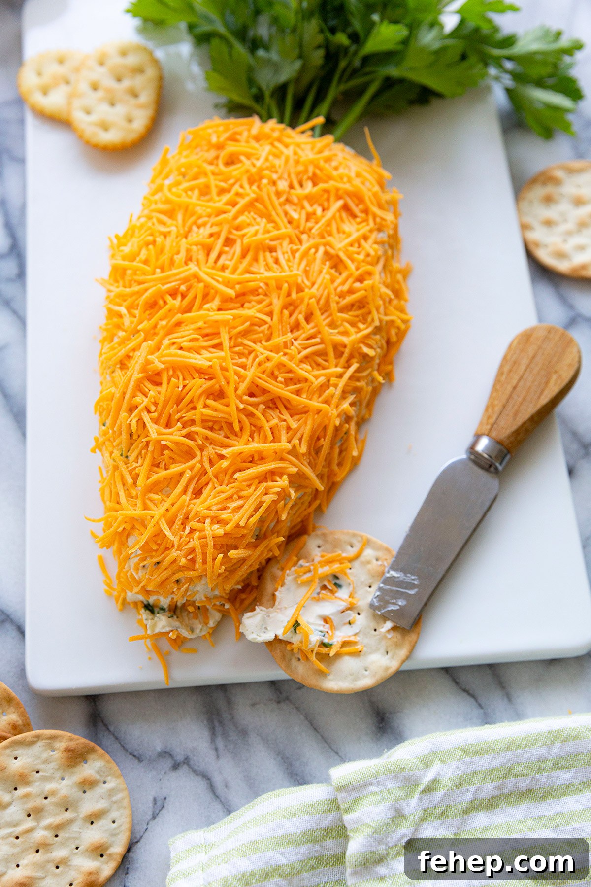 easter carrot cheese ball 