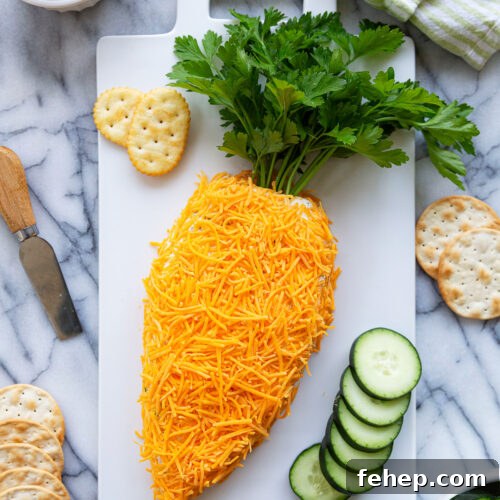 easy carrot cheese ball