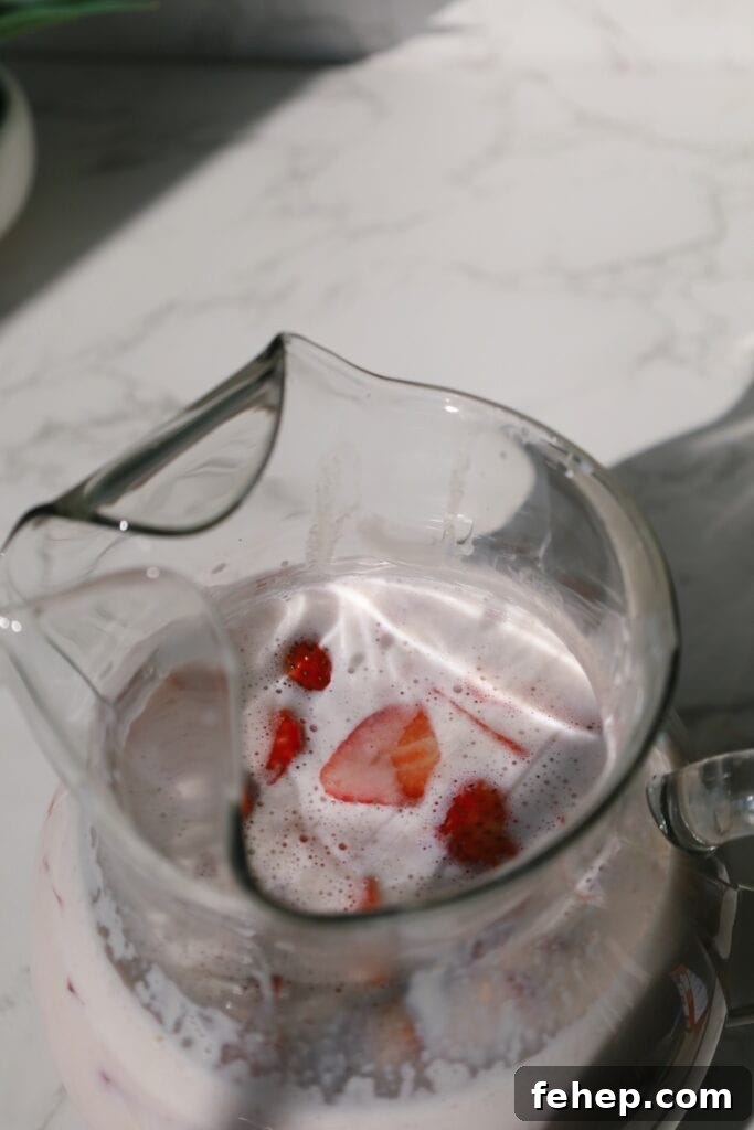 strawberry agua fresca