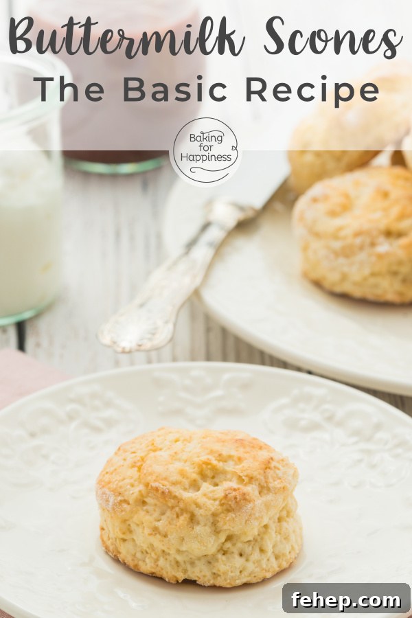 Craving something delicious for tea time? These traditional buttermilk scones are quick to bake & simply delicious!