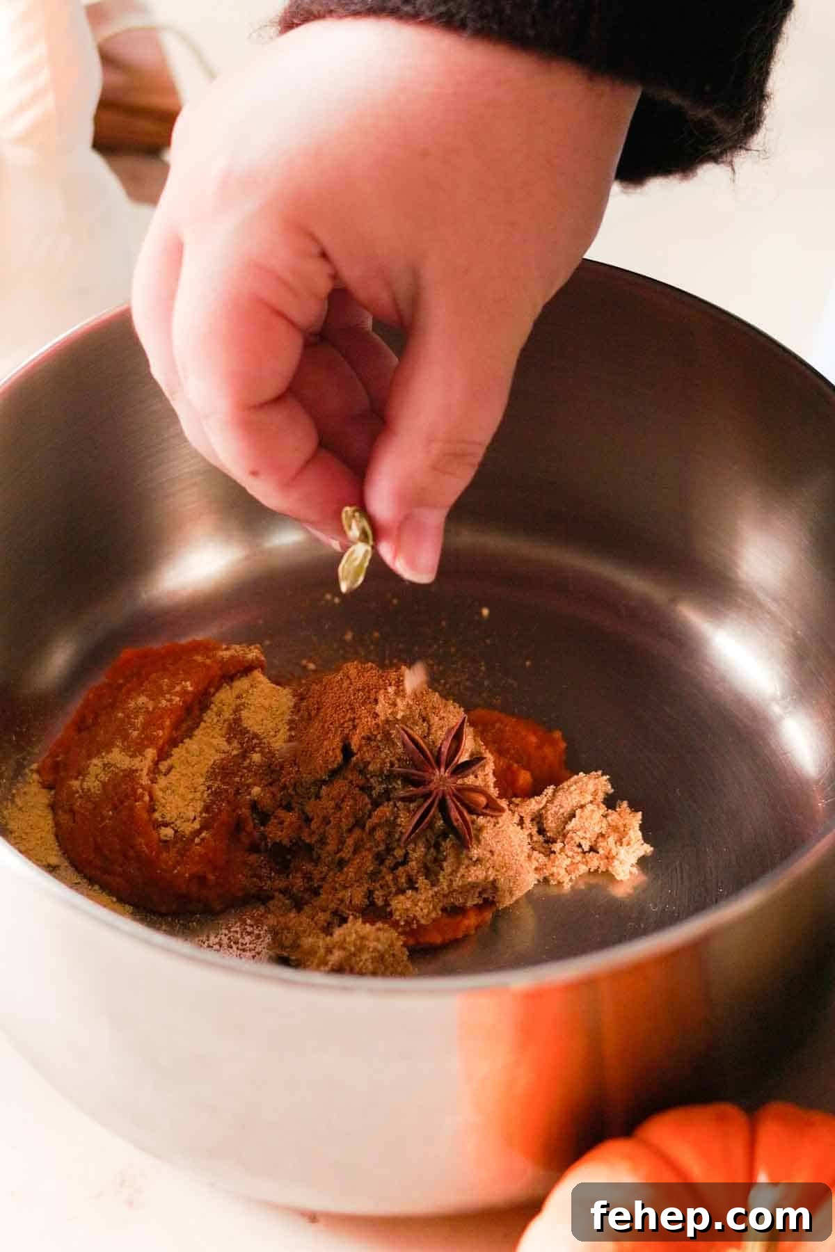 Pumpkin Spice Chai Latte Recipe: Cozy Fall Coffeehouse Drink 3 pumpkin spice chai latte spices combined in pot
