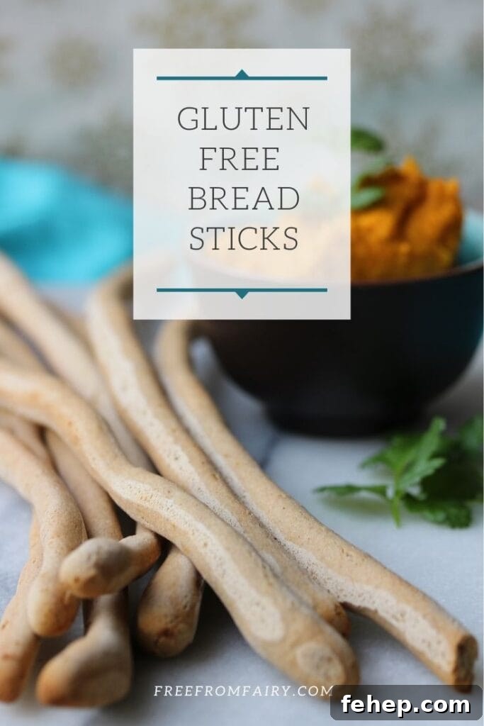 Gluten-Free Breadsticks with Roasted Carrot and Cumin Dip 6 Make these simple gluten free breadsticks. The perfect snack or addition to a buffet. #glutenfreebreadsticks #glutenfreeparties #glutenfreesnacks #freefromfairy