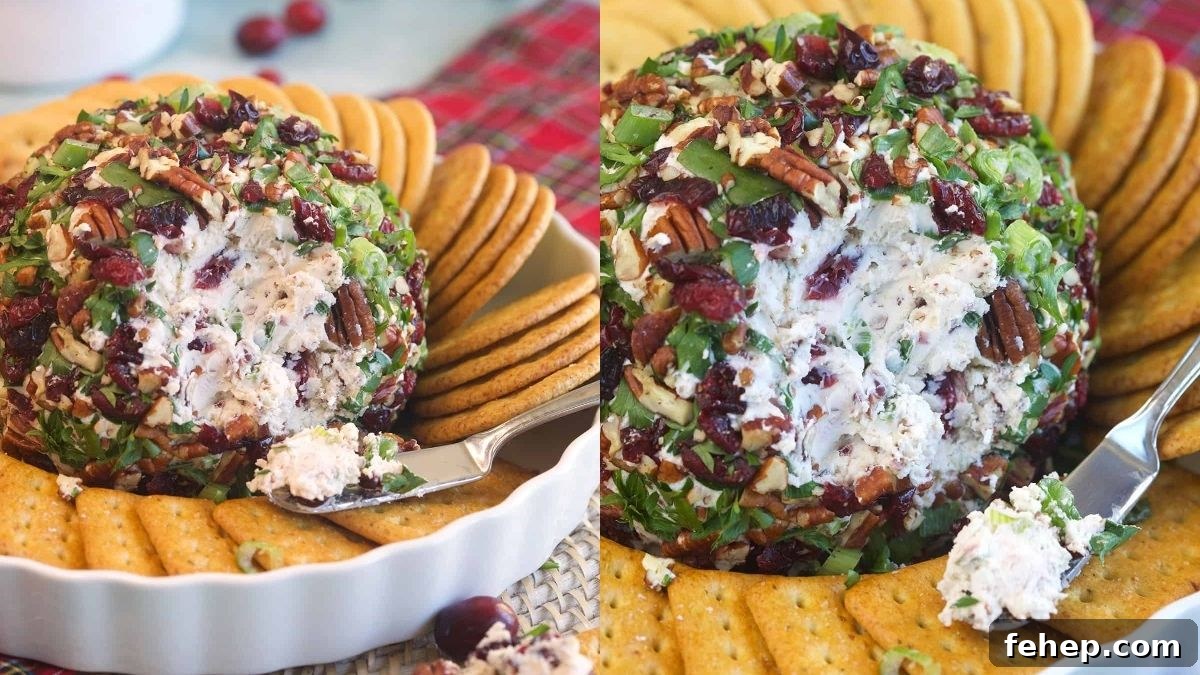 Cranberry Pecan Cheese Ball