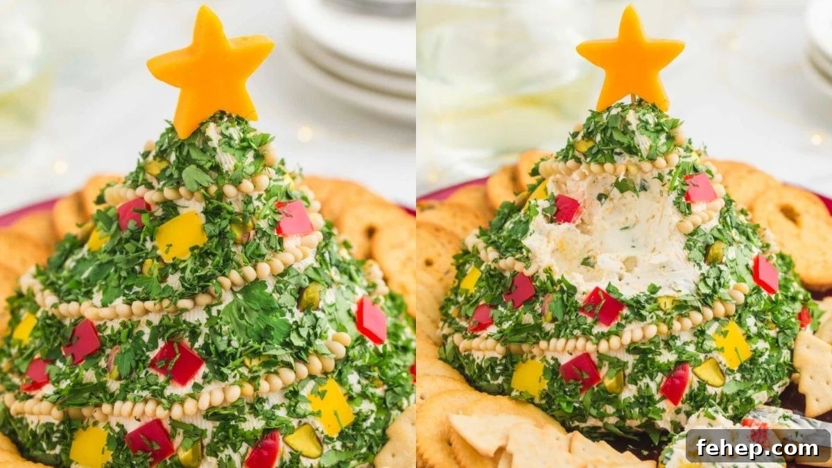 Christmas Tree Cheese Ball