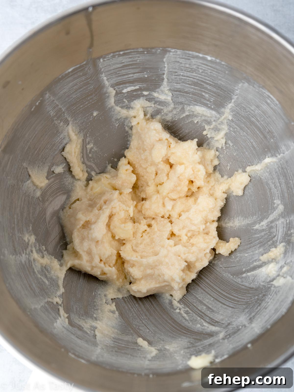 Wet ingredients in a bowl.