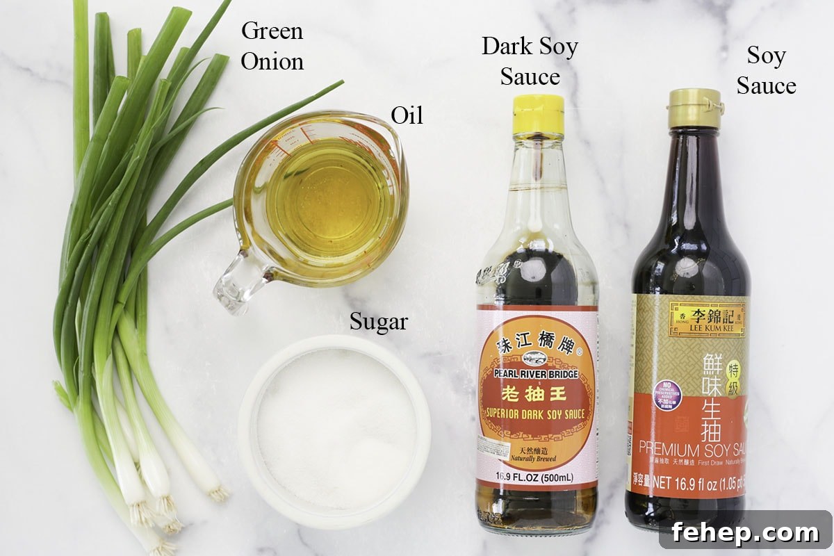 Prepared scallion oil