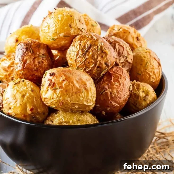 Roasted Baby Potatoes with Rosemary