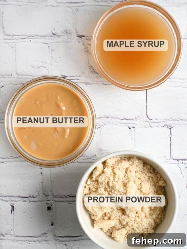 Ingredients for pb protein balls