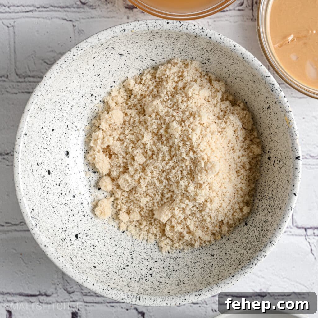 Protein powder in bowl