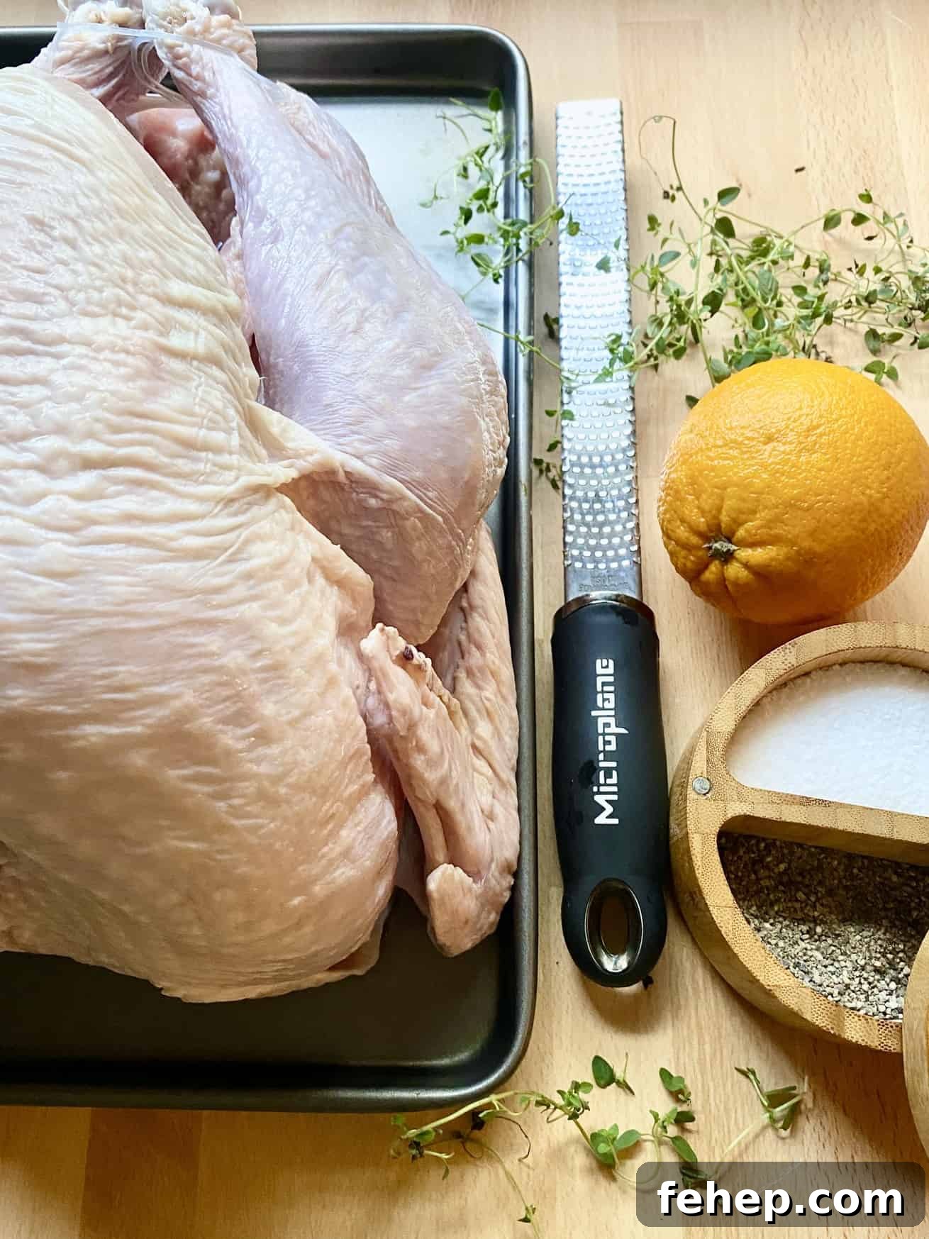 Roast Turkey with Citrus & Sage