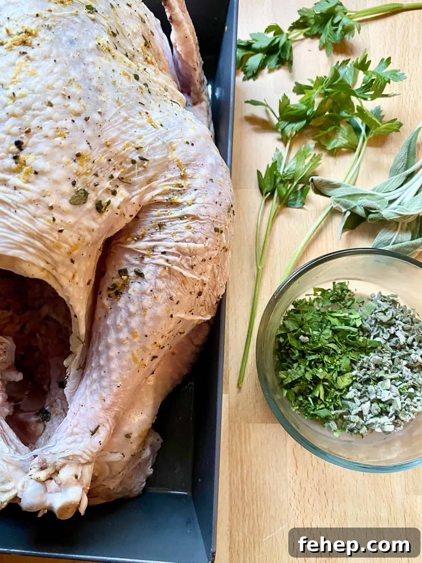 Roast Turkey with Citrus & Sage