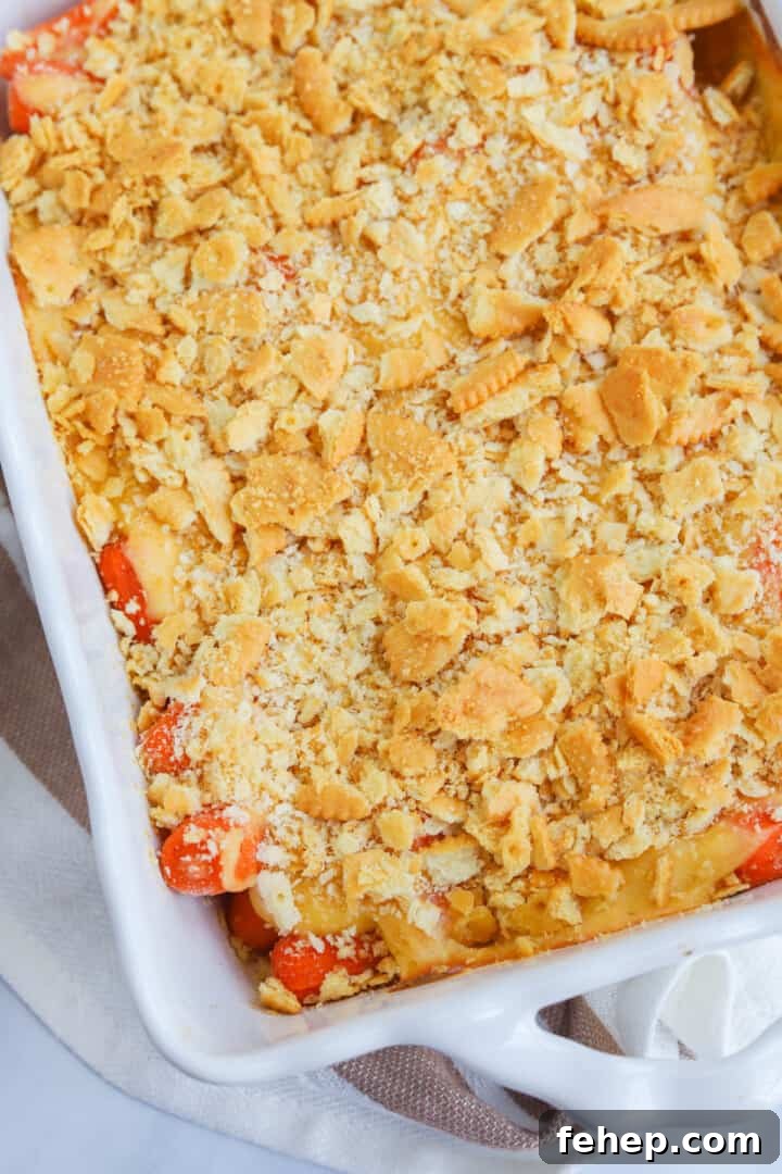 closeup of casserole not baked yet.