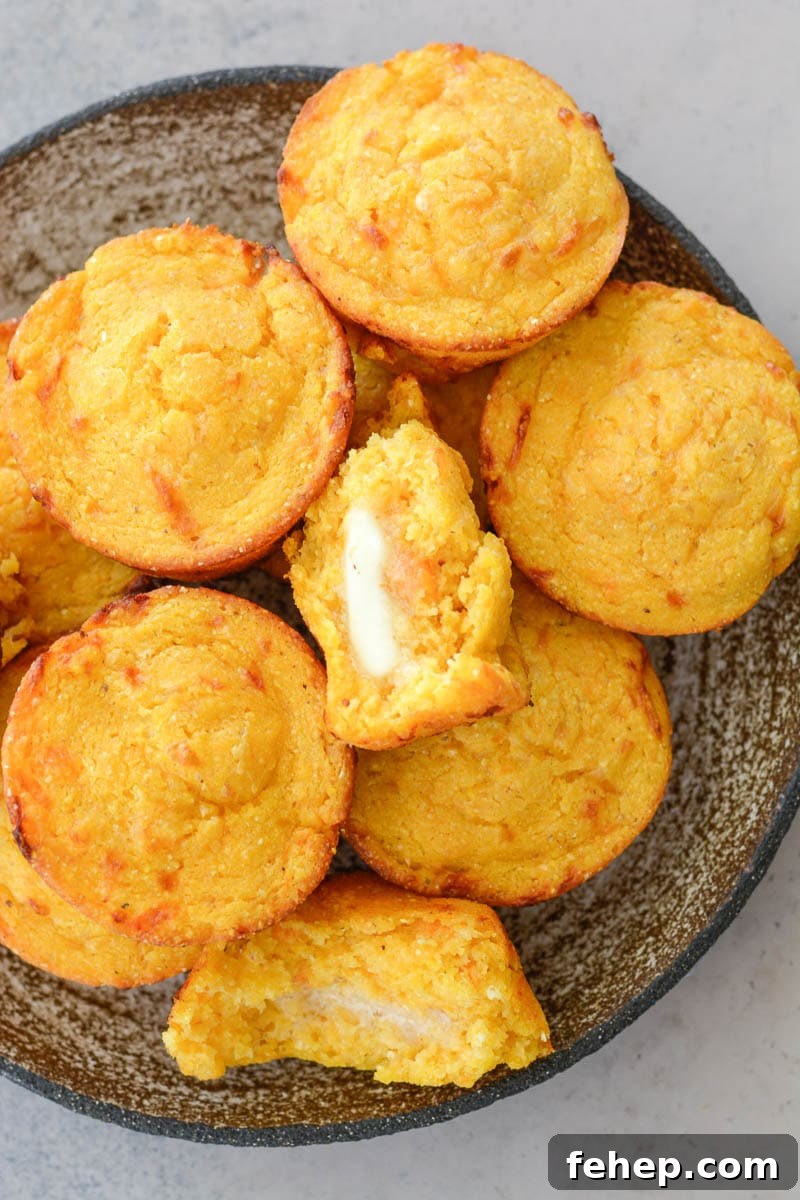 Sweet Potato and White Cheddar Corn Muffins