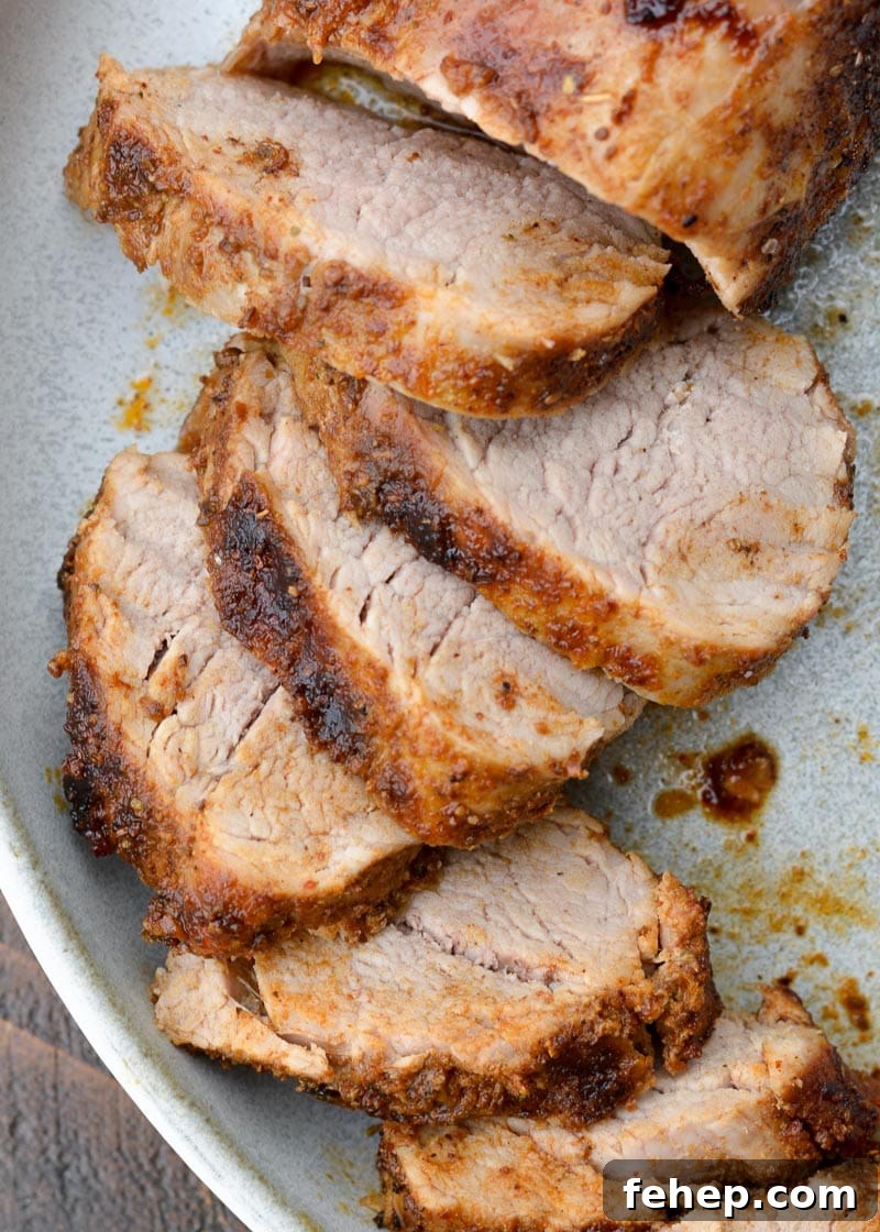 Smoked Pork Tenderloin with Savory Rub
