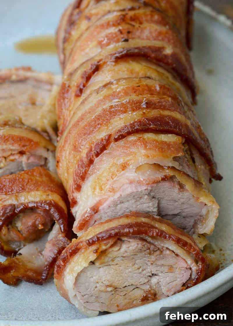 Bacon Wrapped Pork Tenderloin