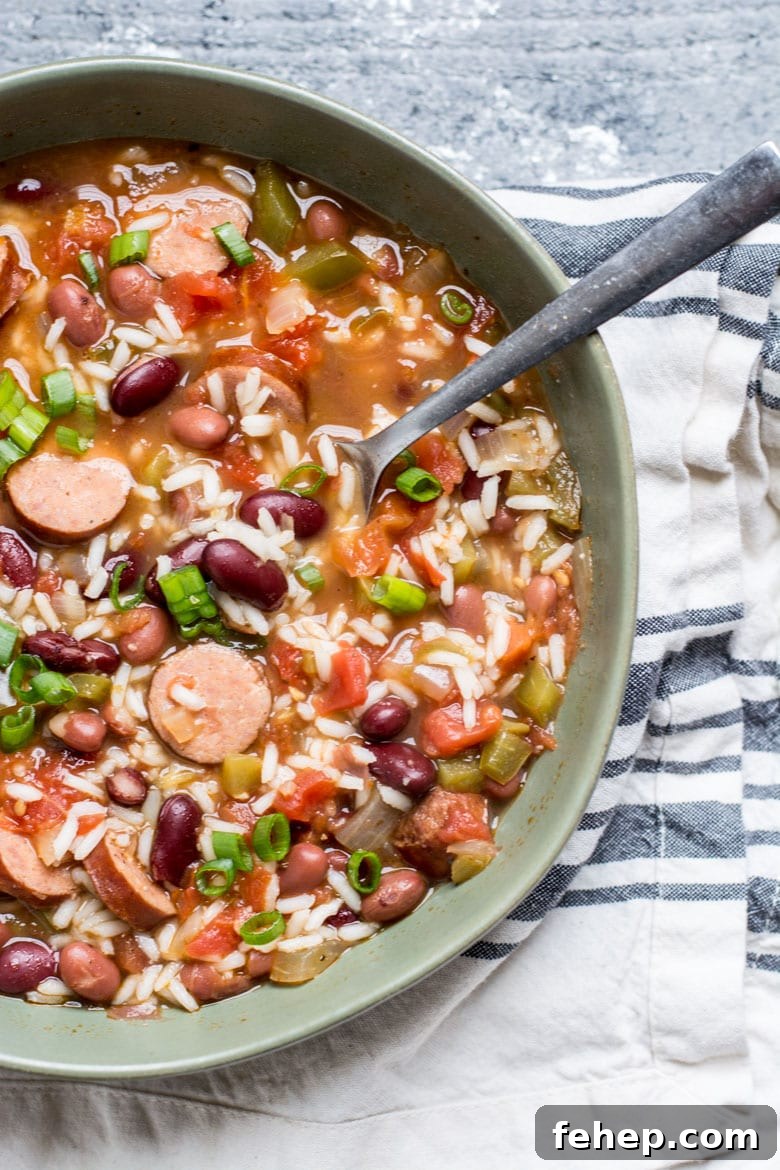 Red Beans and Rice with Sausage