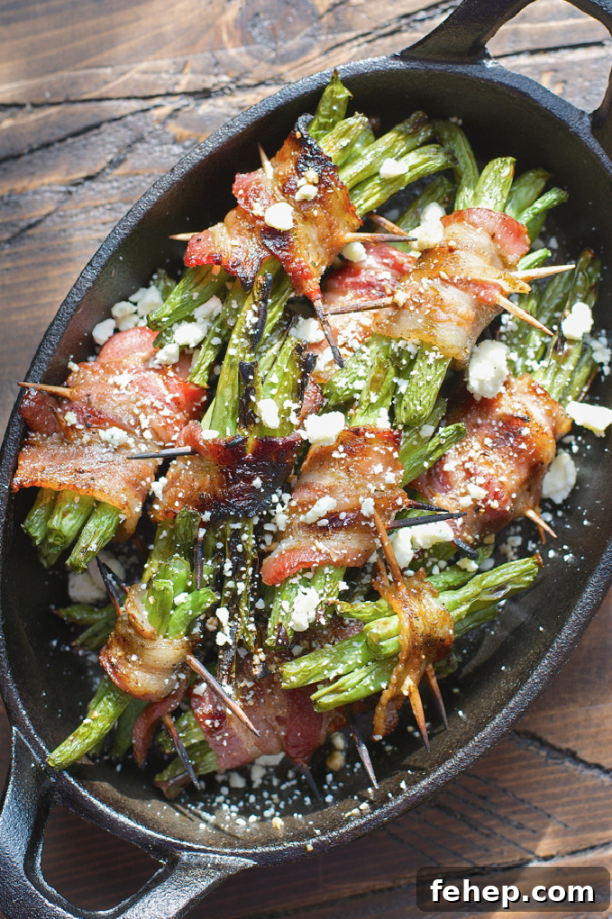 Keto Bacon Wrapped Green Beans