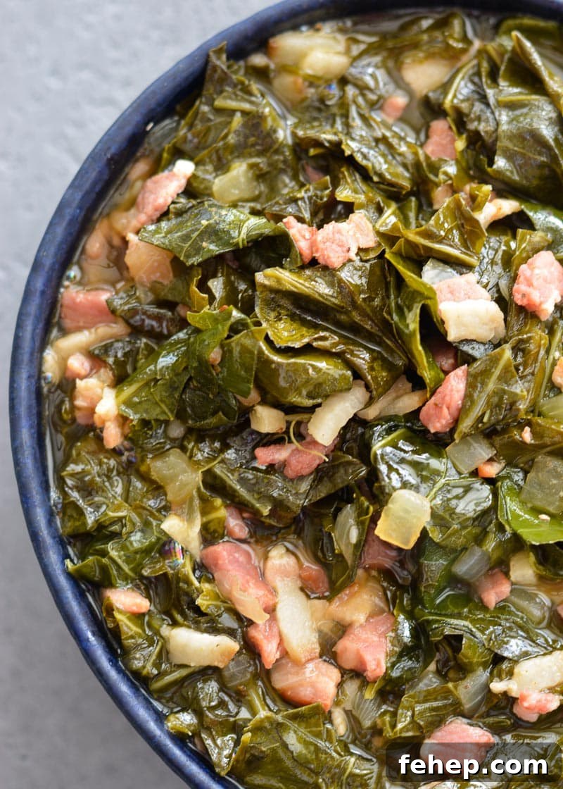 The BEST Instant Pot Collard Greens